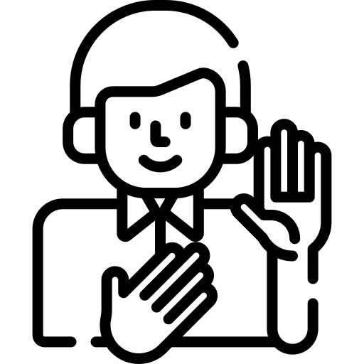 Loyalty hands and gestures user avatar icon