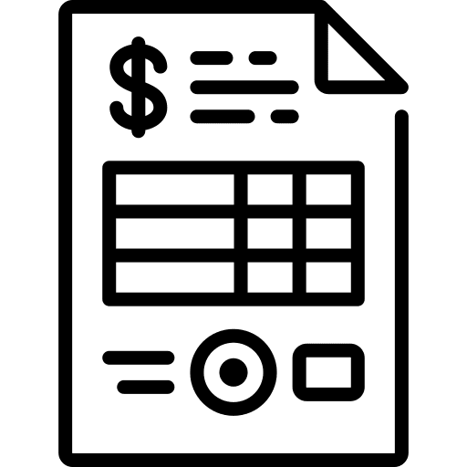 Invoice invoice ticket receipt icon