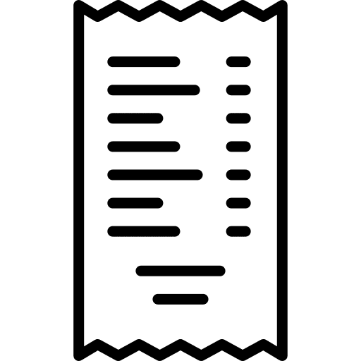 Invoice payment invoice bill icon