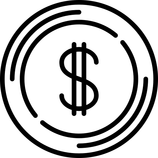Dollar dollar business and finance cash icon