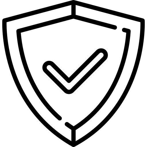 Shield weapons security protection icon