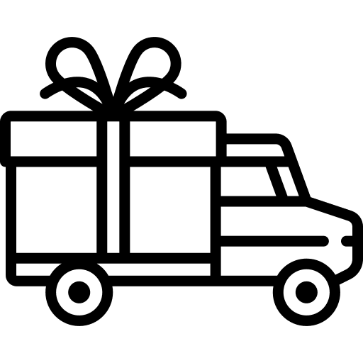 Delivery truck commerce and shopping delivery transport icon