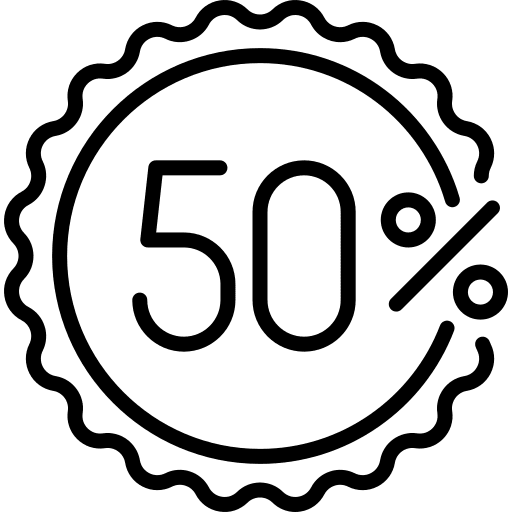 Discount sticker design discount icon