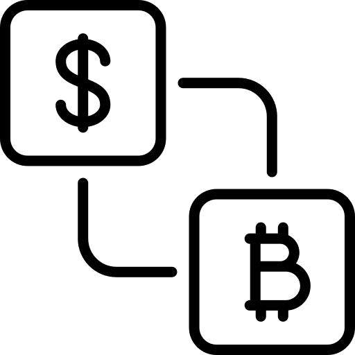 Exchange commerce and shopping exchange commerce icon