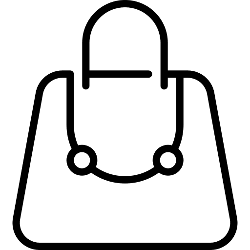 Handbag bag femenine accessories icon