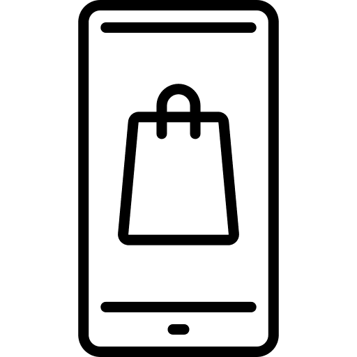 Online shop communications online shop commerce and shopping icon