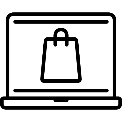 Online shop shopping ecommerce supermarket icon