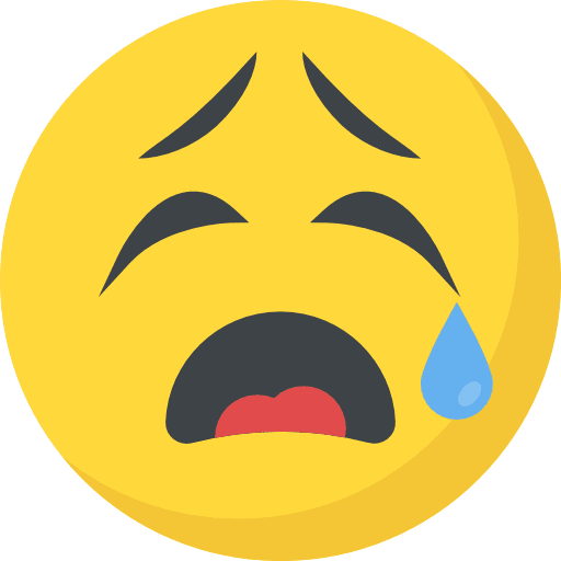 Sad sad emoji feelings icon