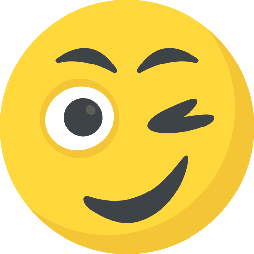 Wink emoji smileys wink icon