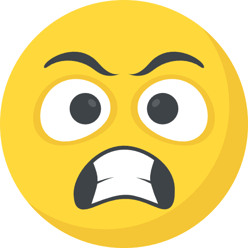 Angry smileys feelings angry icon