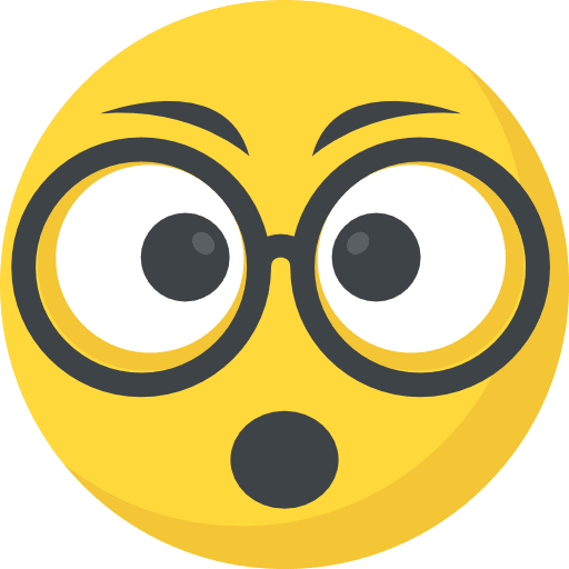 Nerd feelings emoji emoticons icon