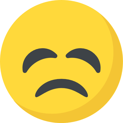 Sad feelings sad smileys icon