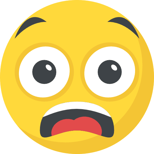Shocked emoji emoticons shocked icon