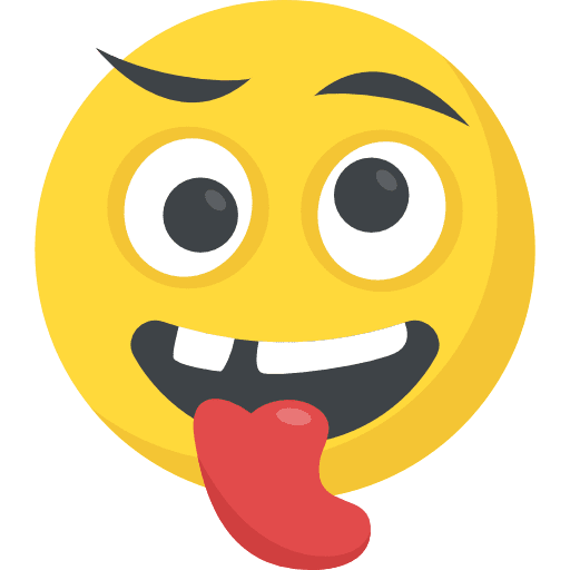 Crazy emoji crazy emoticons icon