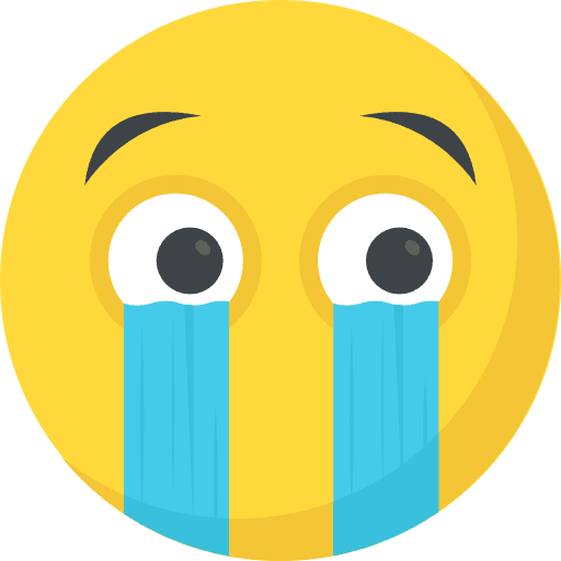 Crying emoticons crying emoji icon