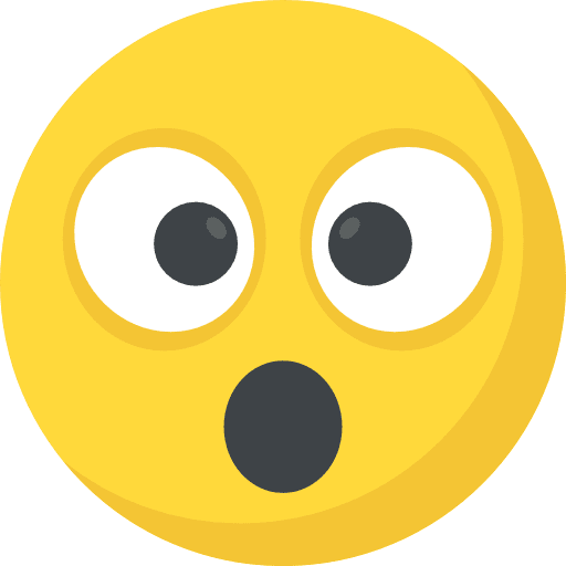 Shocked feelings emoticons emoji icon