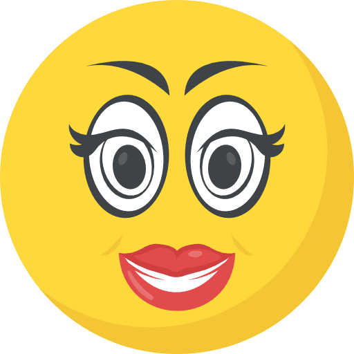 Girl feelings emoticons smileys icon