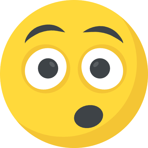 Surprised emoticons smileys emoji icon