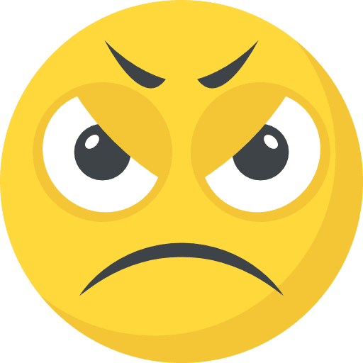 Angry angry smileys emoji icon
