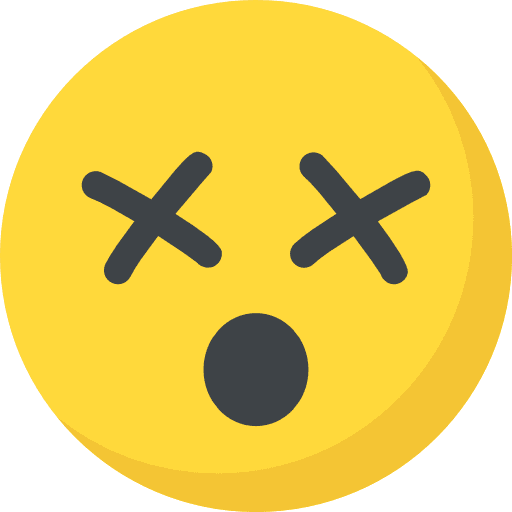Dead feelings smileys emoticons icon