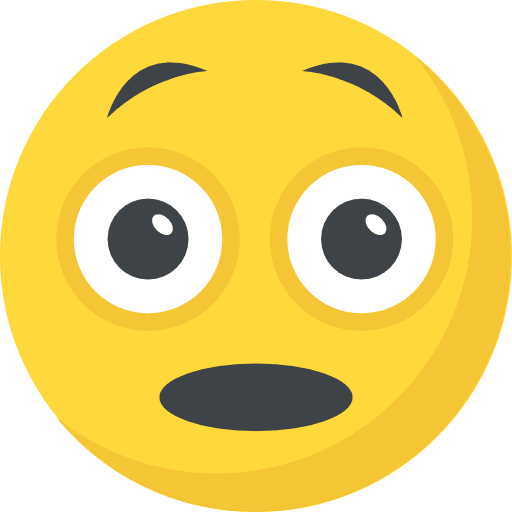 Surprised emoticons emoji feelings icon