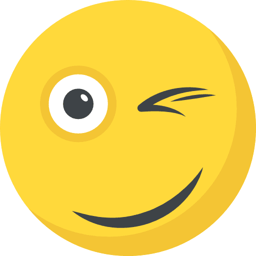 Wink wink emoticons smileys icon