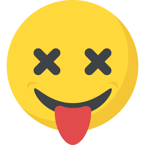 Dead smileys feelings emoticons icon