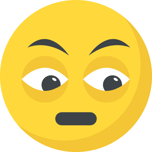 Suspicious suspicious feelings emoticons icon