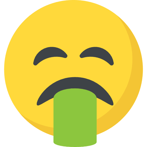 Vomiting feelings vomiting sick icon
