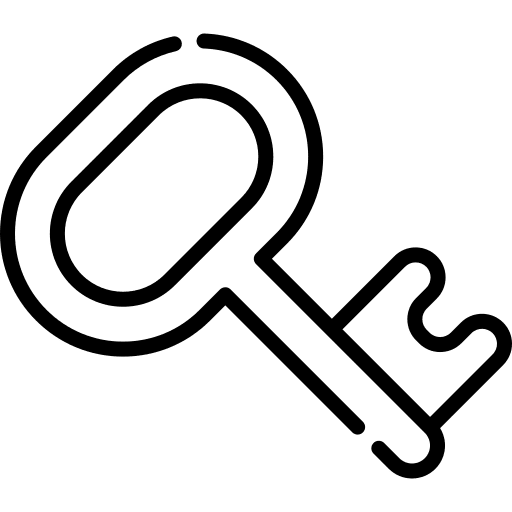 Key passkey password door icon Key passkey password door icon