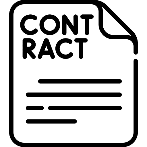 Contract pen document enroll icon Contract pen document enroll icon