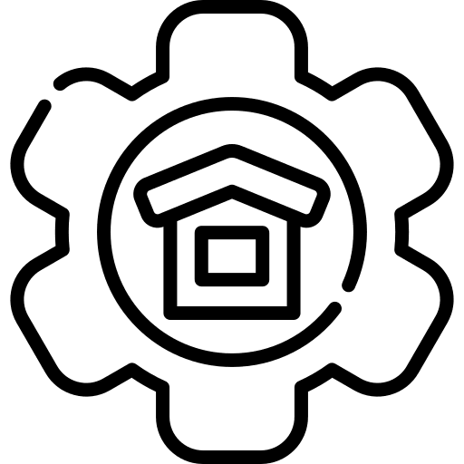 Housing home housing gear icon Housing home housing gear icon