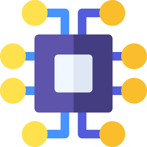 Chip chip processor cpu icon
