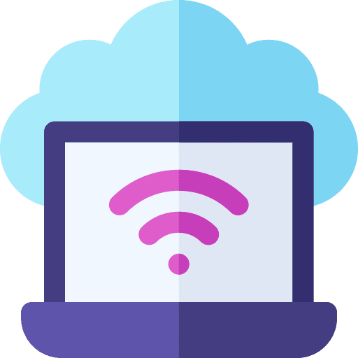Internet technology wifi signal computer icon