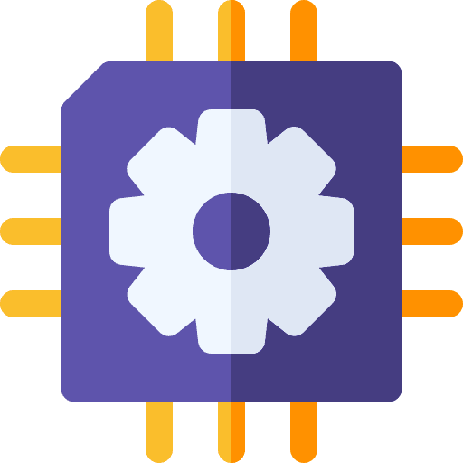 Chip cpu power configuration icon Chip cpu power configuration icon