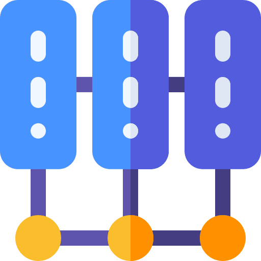 Database share networking server icon Database share networking server icon