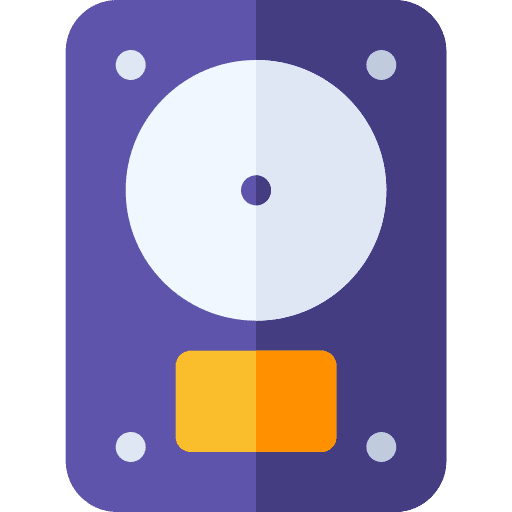 Hardware technology electronics hard drive icon Hardware technology electronics hard drive icon