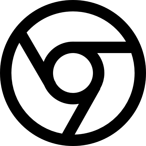 Chrome chrome black white google chrome chromium icon