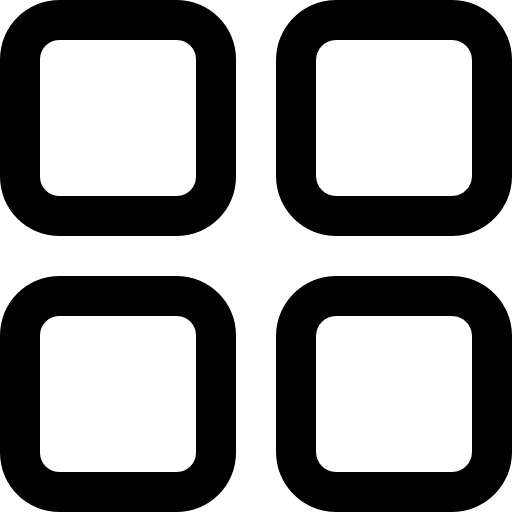 Menu thumbnail squares open menu icon