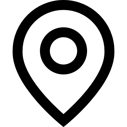 Pin geo start point signs icon