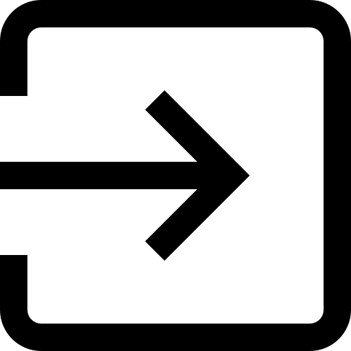 Log in gateway input arrow icon