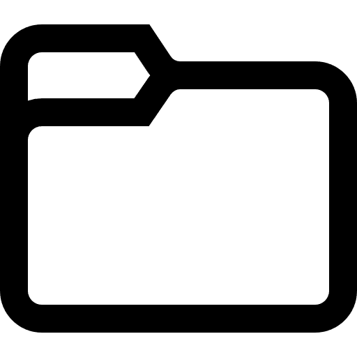 Folder storage folder office material icon