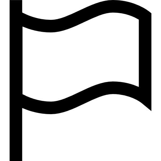 Flag peace symbol flag icon