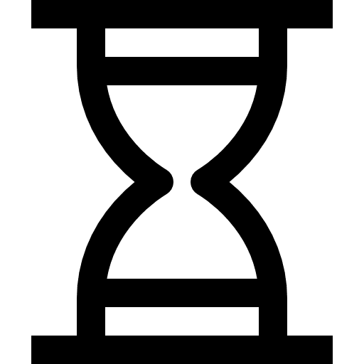 Hourglass hourglass waiting time icon