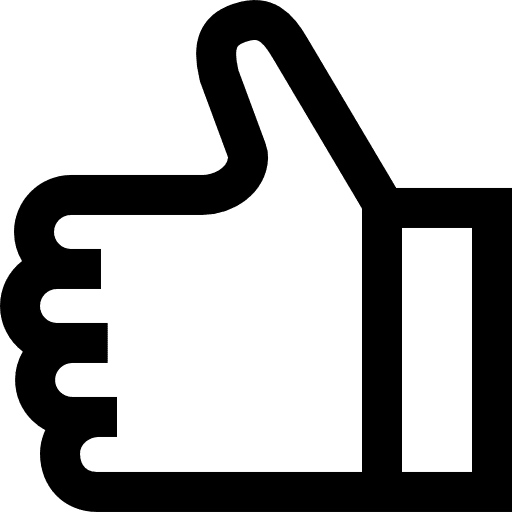 Like like button like gestures icon