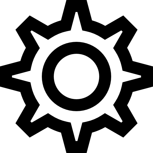 Settings cogwheel gear settings icon