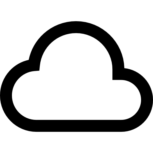 Cloud computing multimedia option cloud computing interface icon