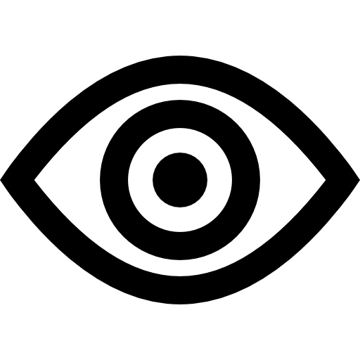 Eye visibility visible view icon