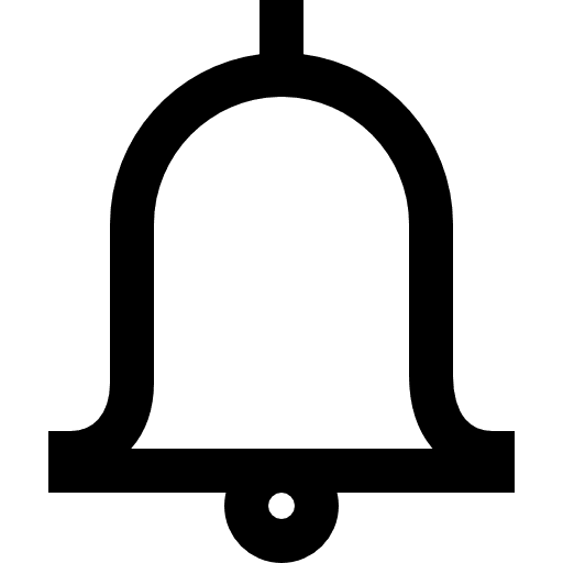 Bell alert tools and utensils bell icon