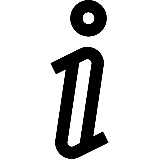 Information about us customer service info icon